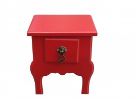 PORTA JOIA 1 GAVETA VERMELHO 