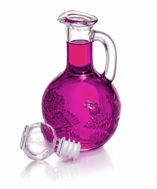�leo Para Un��o Rosa Garrafa Vidro Decorada 250 Ml