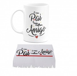 KIT TOALHA PAI + CANECA DIA DOS PAIS 