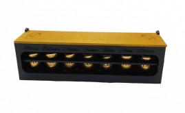 Kit De �leo 7 Un��o De Madeira Preto / Dourado Luxo 10 Ml