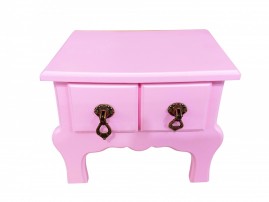 PORTA JOIA 2 GAVETAS ROSA 