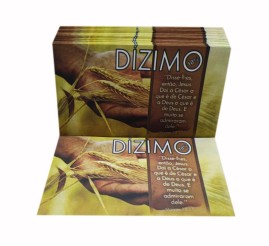 Envelope D�zimos 10% Pacote C / 100 Unidades