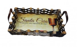 Cesta Para Mesa De Santa Ceia Em Memoria De Mim Decorao