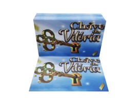 Envelope Para Campanha D�zimos E Oferta chave da vitoria Pacote 100 Unidades 