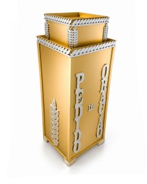 Gazofil�cio Extra Grande Dourado Com Prata Pedido De Ora��o