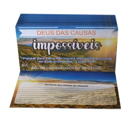 Envelope Para Campanha Deus Das Causas Imposiveis / 100 Unidades