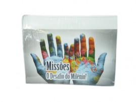 ENVELOPE DE CAMPANHA FECHADO PACOTE C 100 UNIDADES /MISSES O DESAFIO DO MILENIO