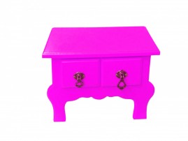 PORTA JOIA 2 GAVETAS ROSA PINK