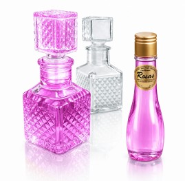 �leo De Un��o Rosa 120ml + Recipiente De Vidro Elegante