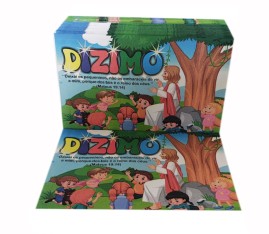 Envelope D�zimos Para Crian�a P/ 100 Unidades