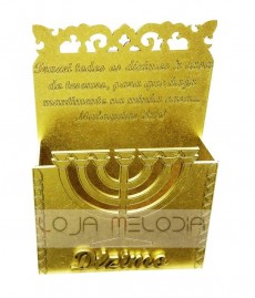 Porta Envelope Dzimos E Oferta Candelabro Mdf