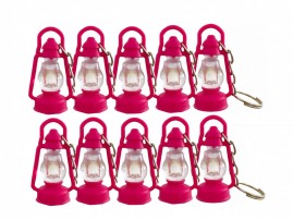 Chaveiro  Lamparina leo Uno 50 Unidades campanha Rosa Pink