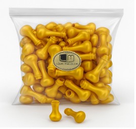 BOTIJA PARA OLEO DE UNO DOURADO PACOTE COM /100 UNIDADES 