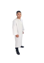 Kit Com 05 Beca, Capa, Bata Para Batismo Em Oxford EXCELENTE ACABAMENTO 