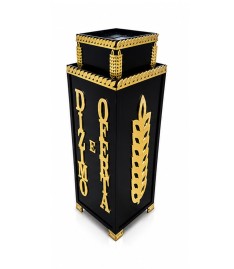Gazofil�cio Extra Grande Preto Com Dourado Dizimo E Oferta